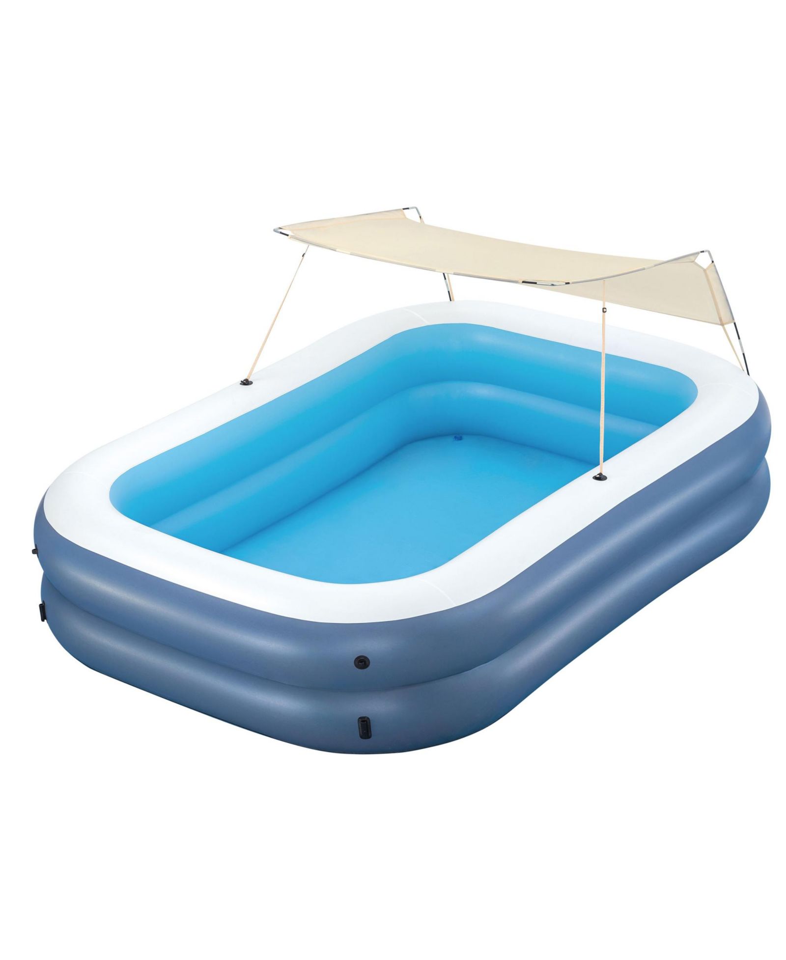Надувной семейный бассейн Bestway H2OGO! 8 Foot 4 Inch by 70 Inch Summer Bliss