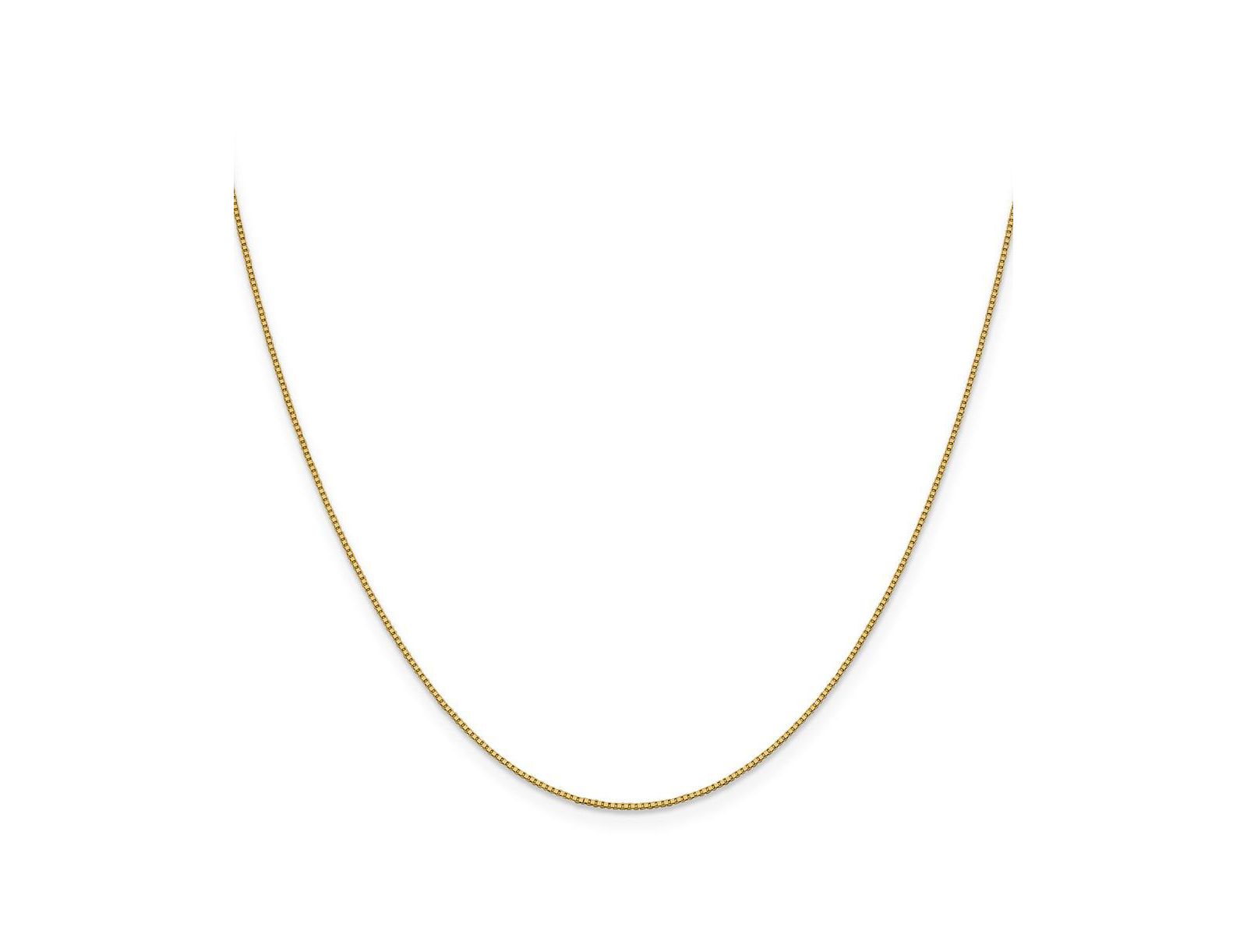 Цепочка для кулона Curata Jewelry, 18К золото, 0,7 мм