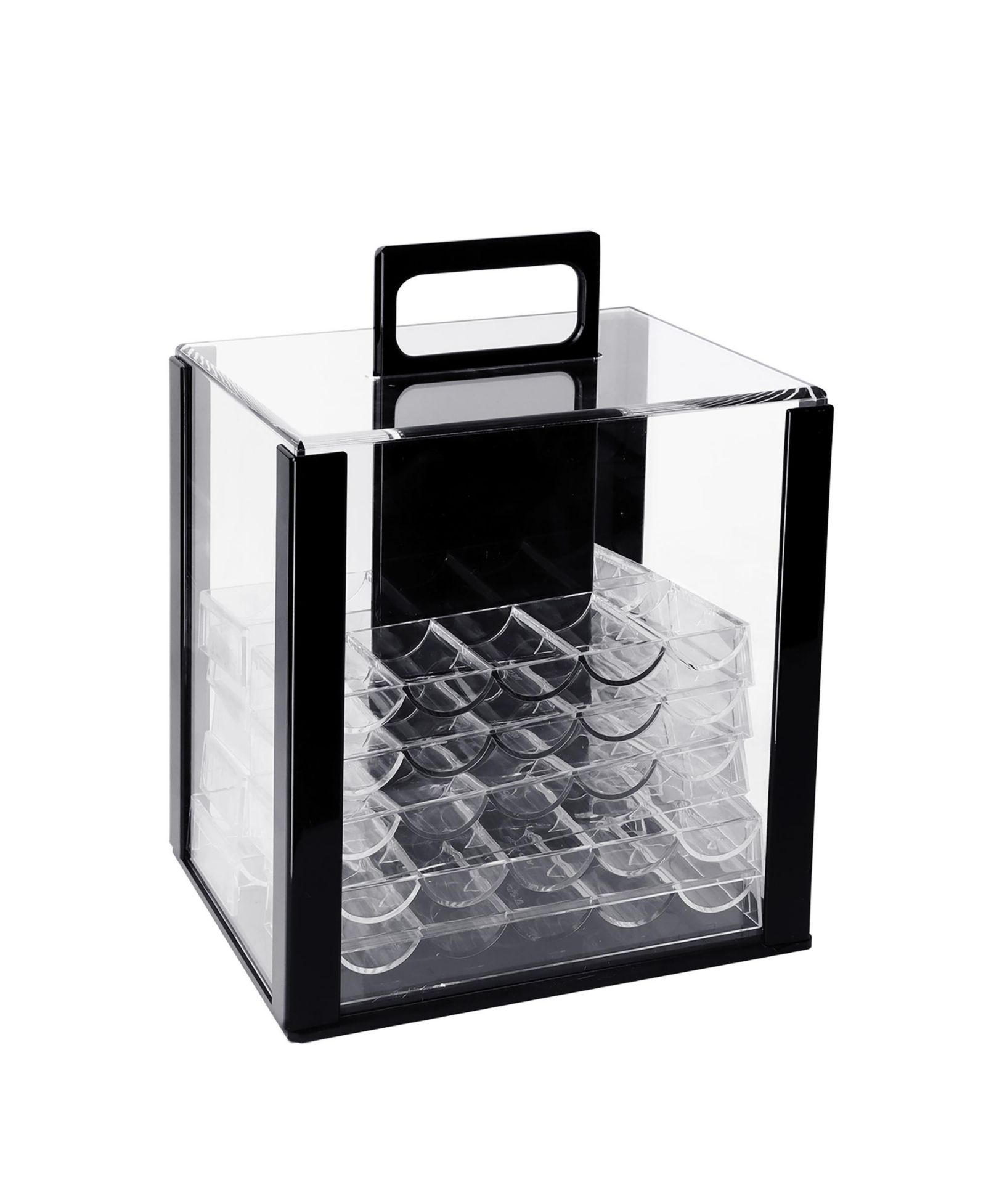 Gse Games & Sports Expert 1000-Chip Acrylic Poker Chip Case, Ages 14+