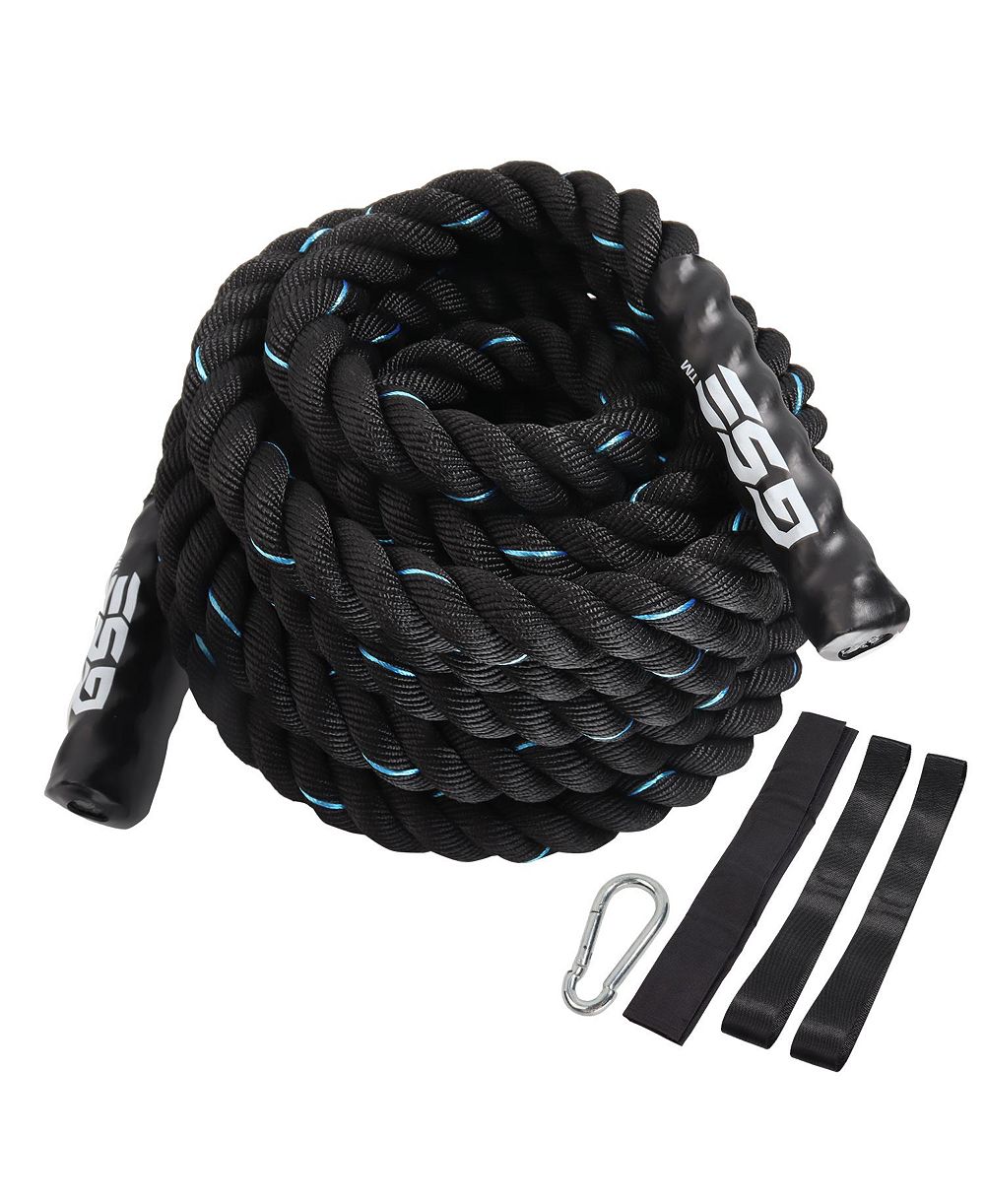 Боевой канат GSE Games & Sports Expert 2" Diameter Battle Rope для домашнего спортзала (30FT)