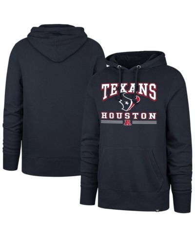 Мужское худи '47 Brand Navy Houston Texans Packed House Headline Pullover
