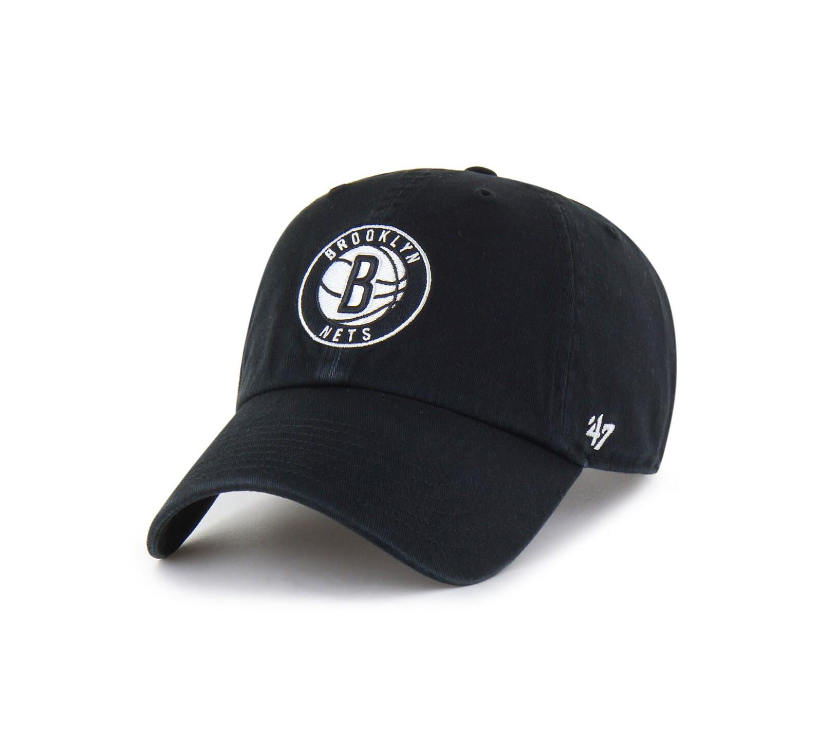 '47 Brand Мужская кепка Brooklyn Nets Core Logo Clean Up
