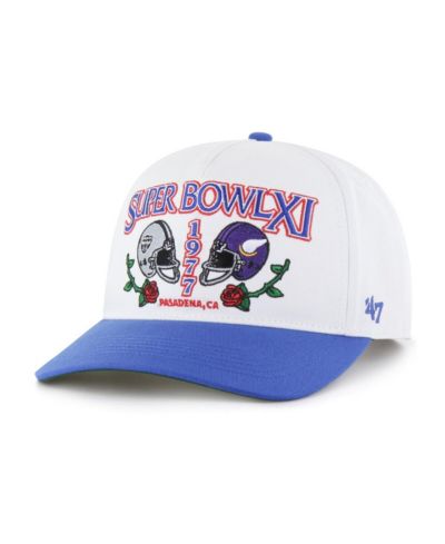 Мужская кепка '47 Brand White/Royal NFL Multi-Team Throwback Dueling Logos Adjustable Hitch