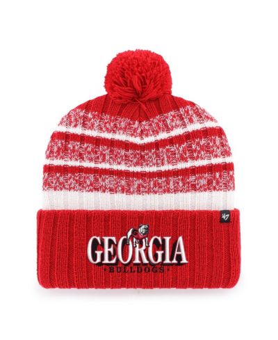 '47 Brand Мужская вязаная шапка с помпоном Georgia Bulldogs Tavern, красная