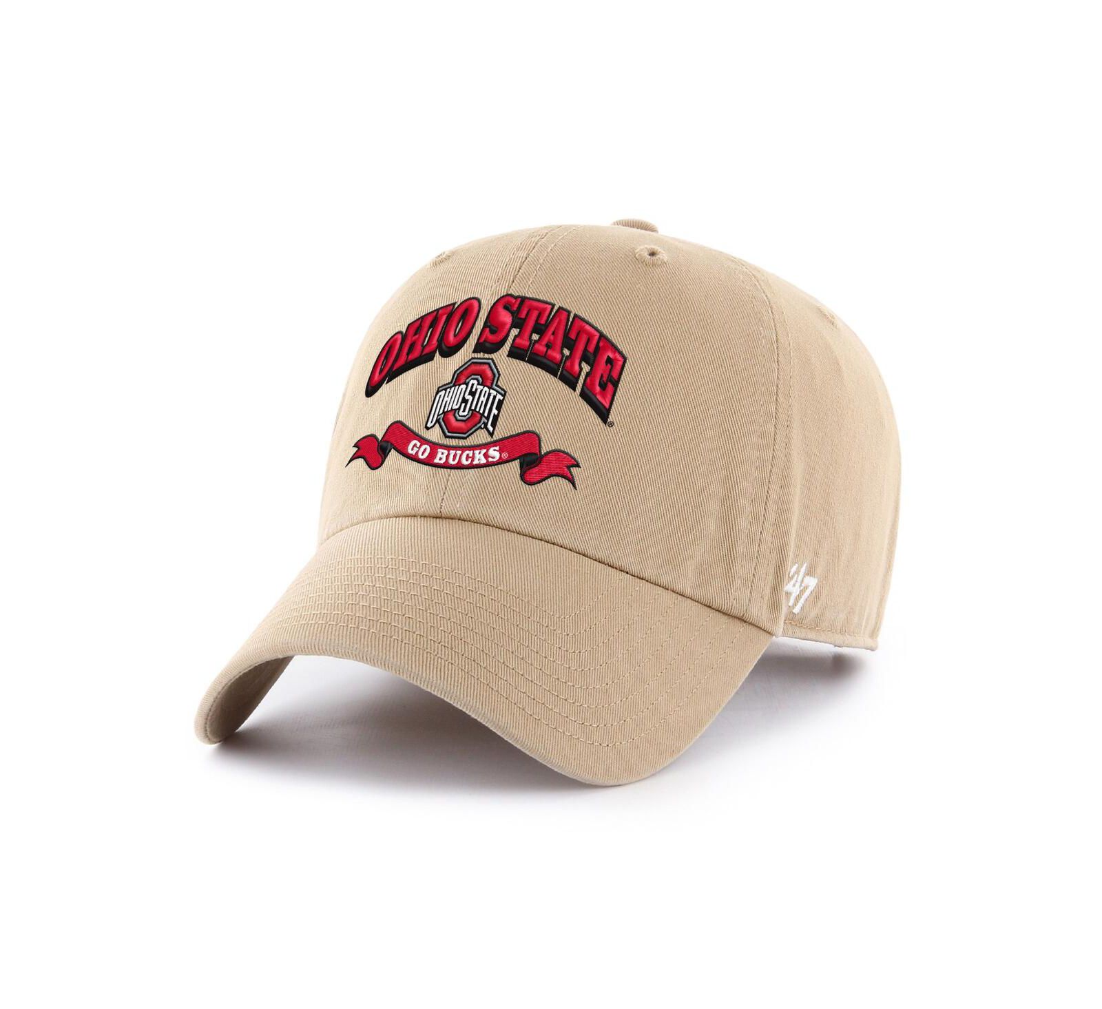 '47 Brand кепка с регулируемой посадкой Ohio State Buckeyes, Мужская, хаки