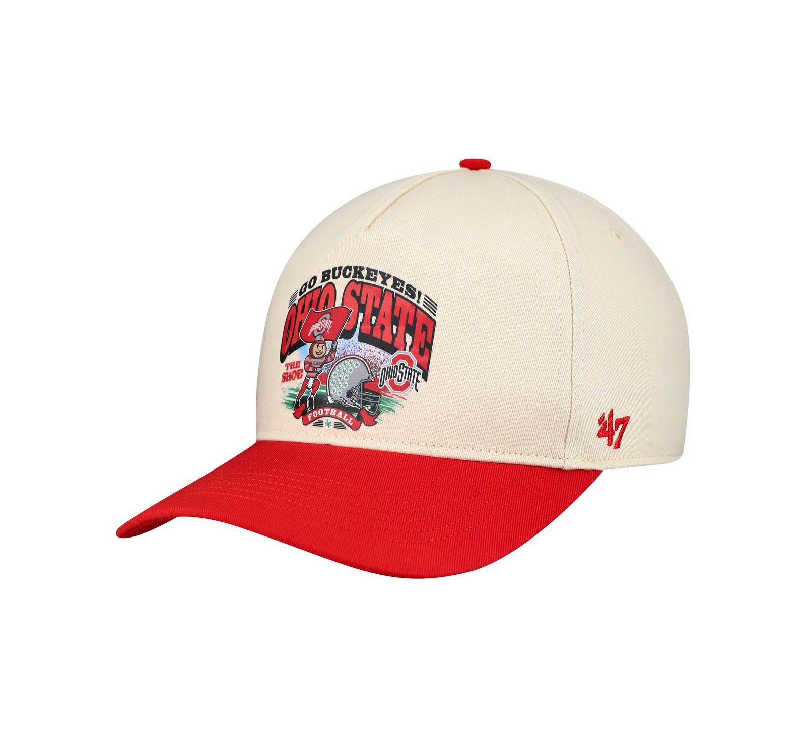 '47 Brand Men's Natural Ohio State Buckeyes Unstructured Hitch Hat