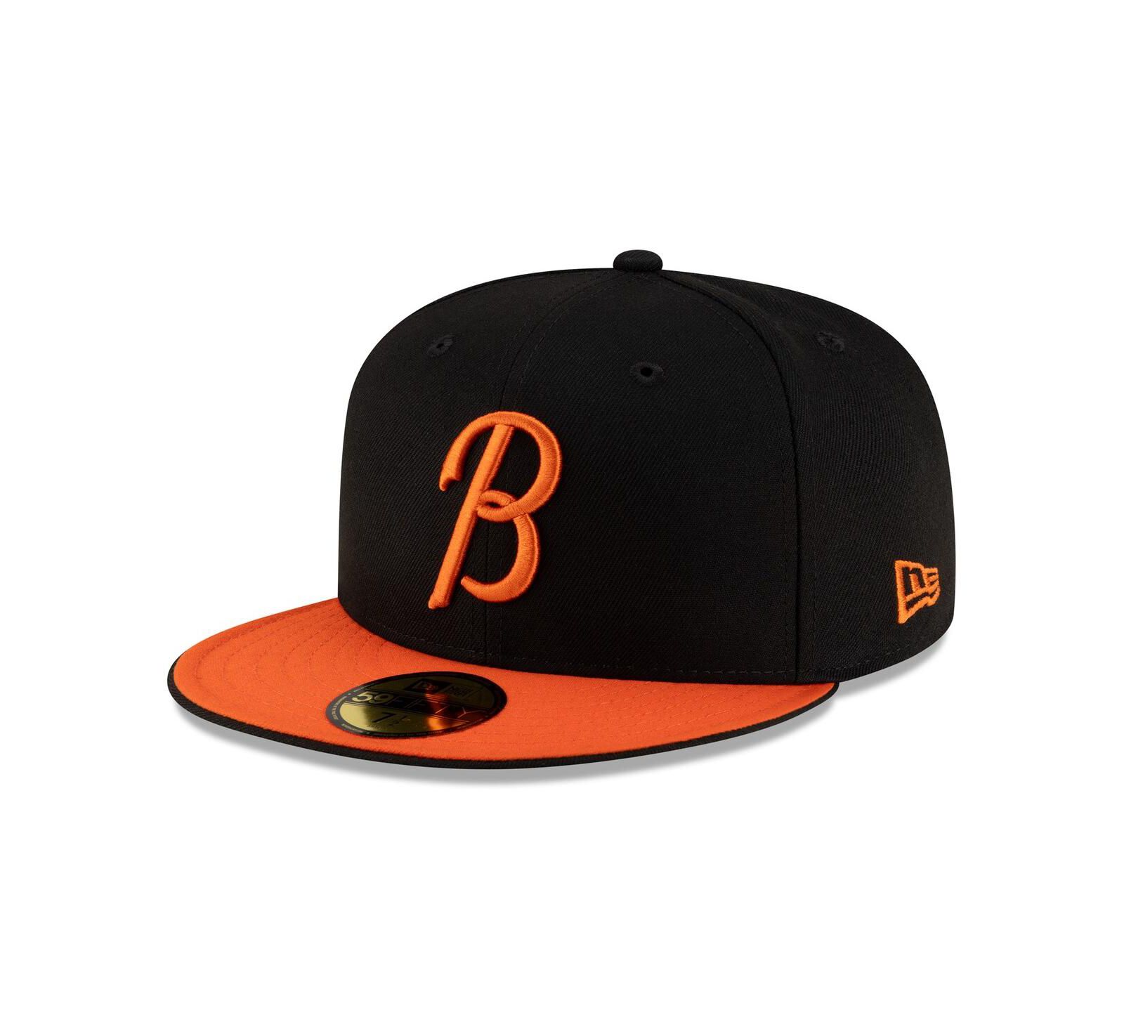 New Era Men's Black/Orange Baltimore Orioles Authentic Collection 59FIFTY Fitted Hat