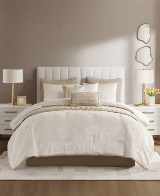 Комплект постельного белья Madison Park Nocturne Jacquard 10-Pc. Queen