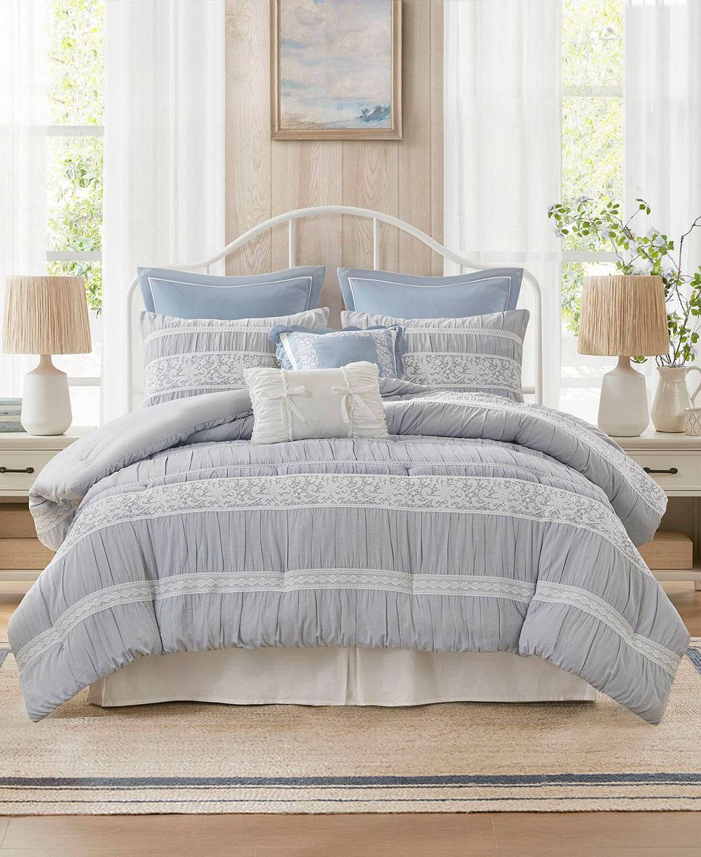 Madison Park Perryn Jacquard 7-Pc. Comforter Set, Queen