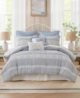 Комплект из 7 стеганых одеял Madison Park Perryn Jacquard, Queen
