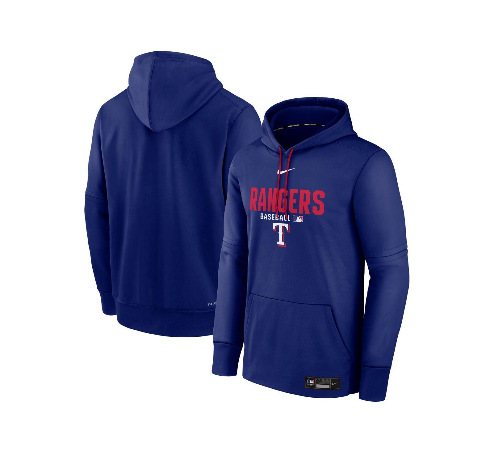 Худи Nike Men's Royal Texas Rangers Authentic Collection Therma-FIT