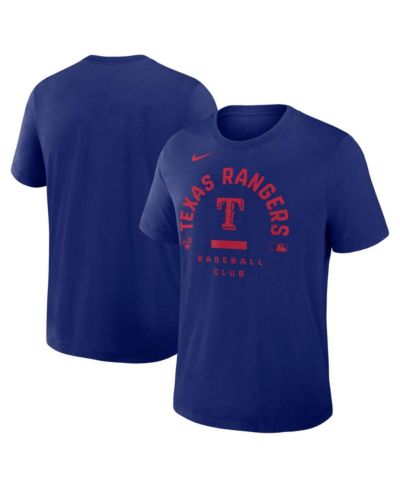 Nike Men's Royal Texas Rangers Authentic Collection Early Work Tri-Blend Dri-FIT T-Shirt