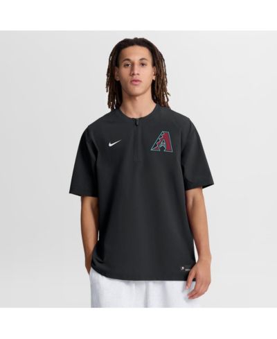 Nike Men's Black Arizona Diamondbacks Authentic Collection Dri-FIT Quarter-Zip Windshirt