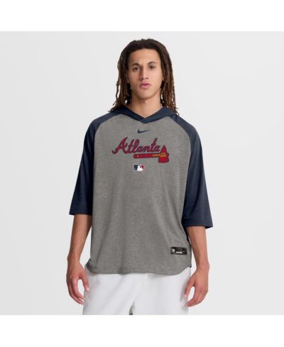 Nike Мужская футболка Nike Atlanta Braves Authentic Collection, серый цвет