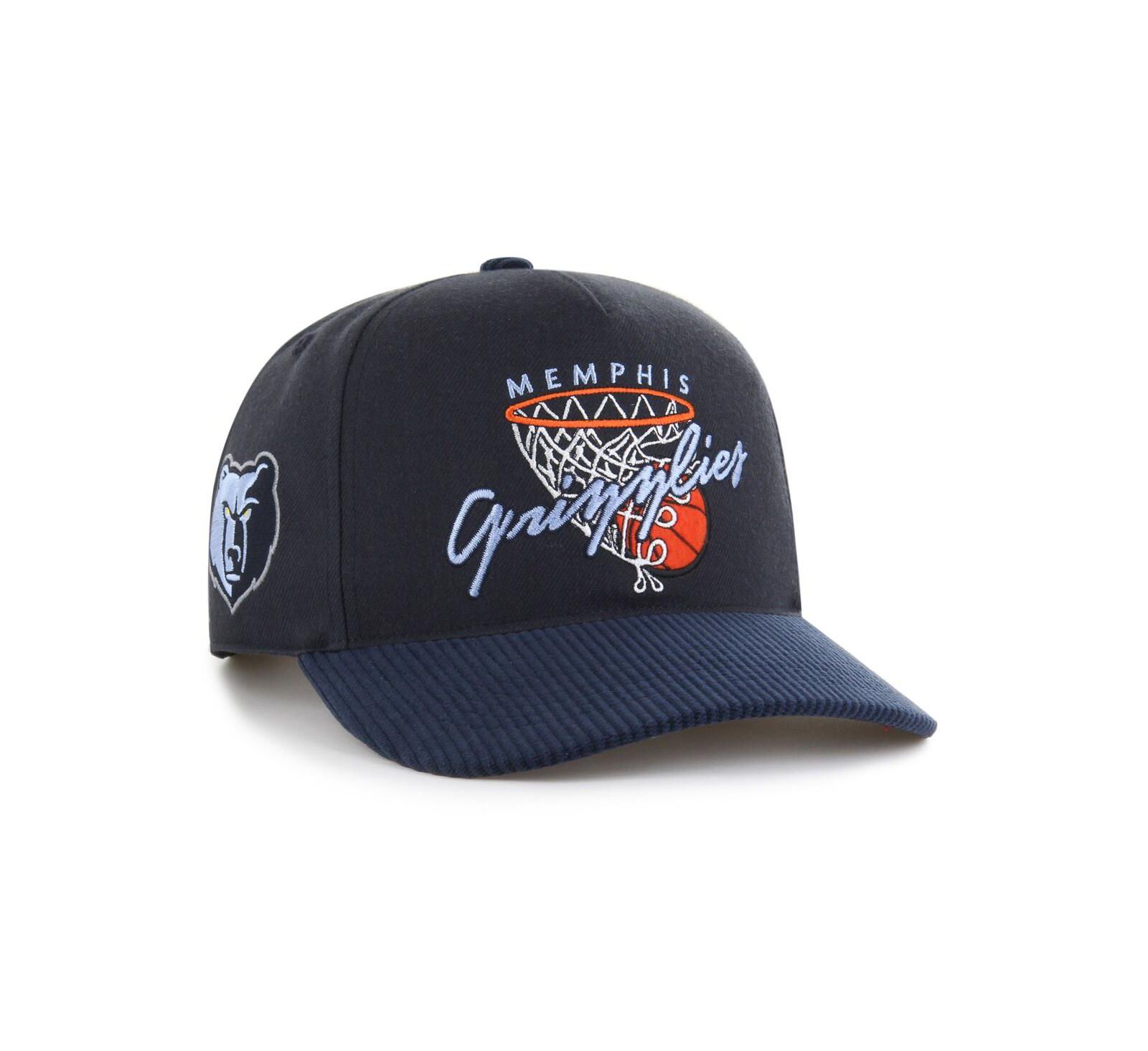 '47 Brand Men's Navy Memphis Grizzlies Nothing But Net Hitch Adjustable Hat