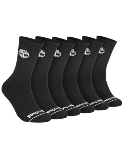 Timberland Men's 6-Pack Millboro Crew Socks
