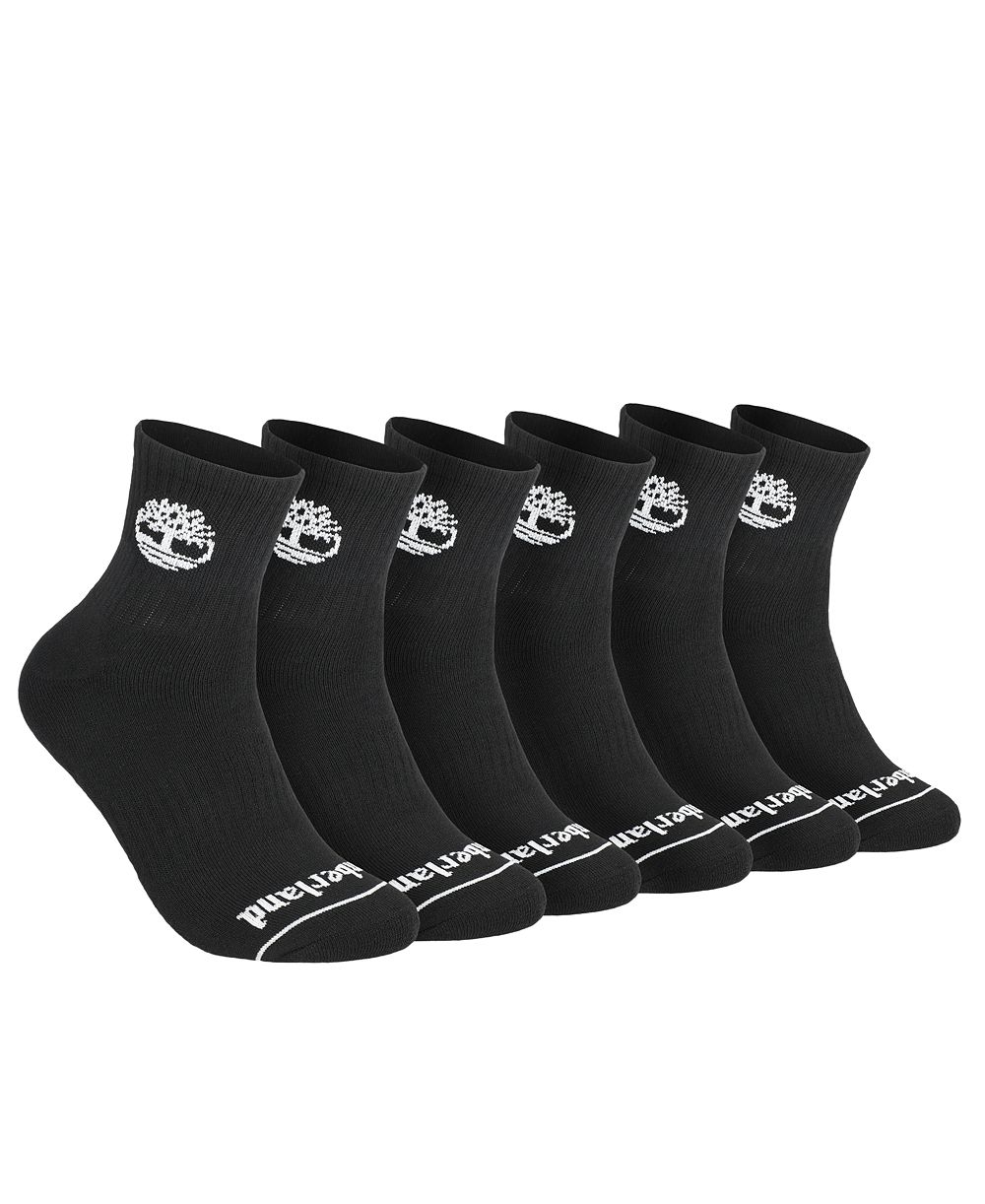 Timberland Men's 6-Pair Millboro Quarter Sock