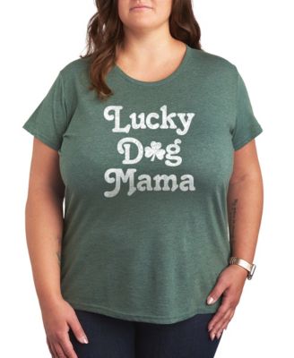 Hybrid Apparel Plus Size футболка с принтом St. Patrick's Day Lucky Dog Mama