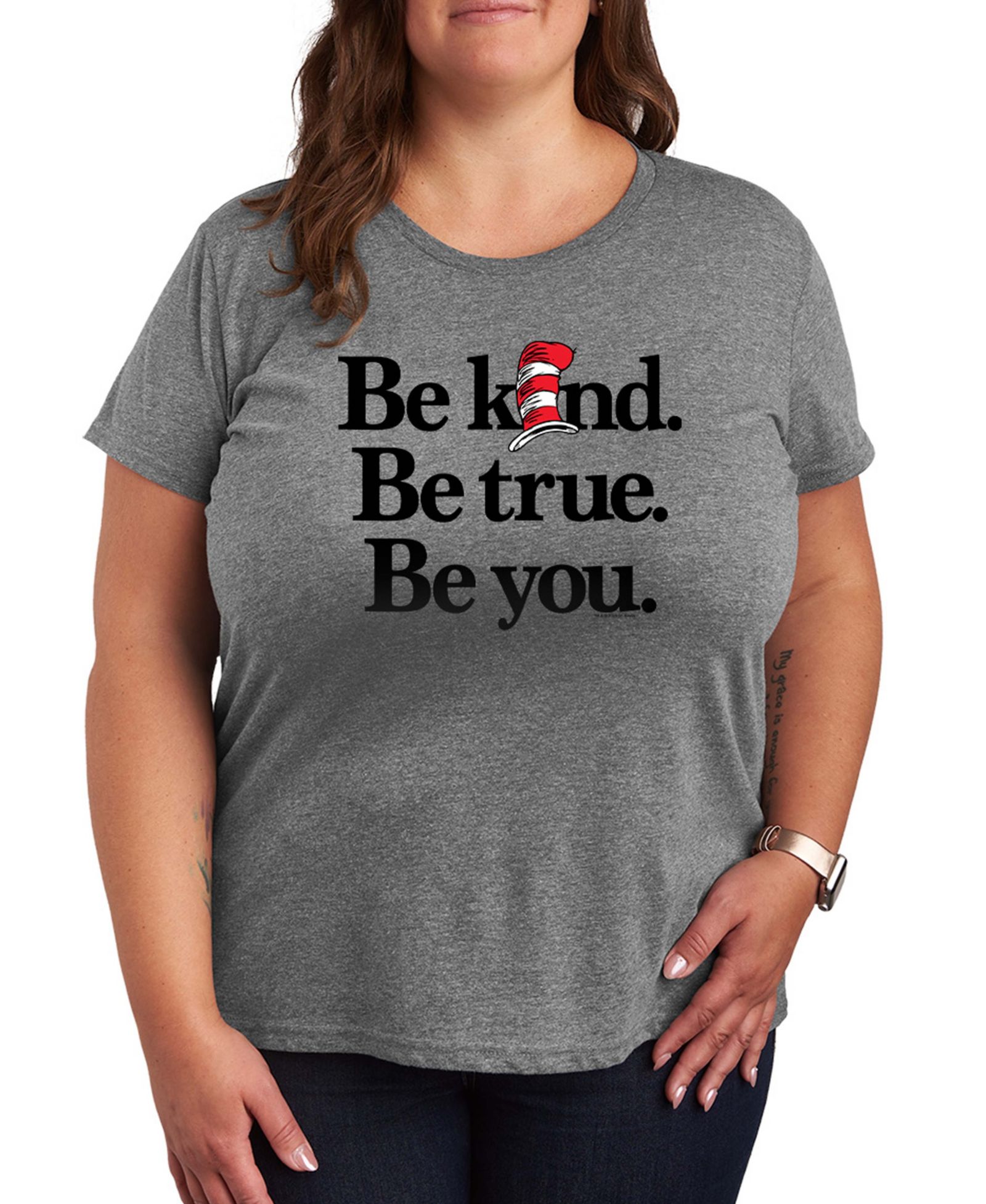 Футболка Hybrid Apparel Plus Size Dr. Seuss Cat In The Hat Be You
