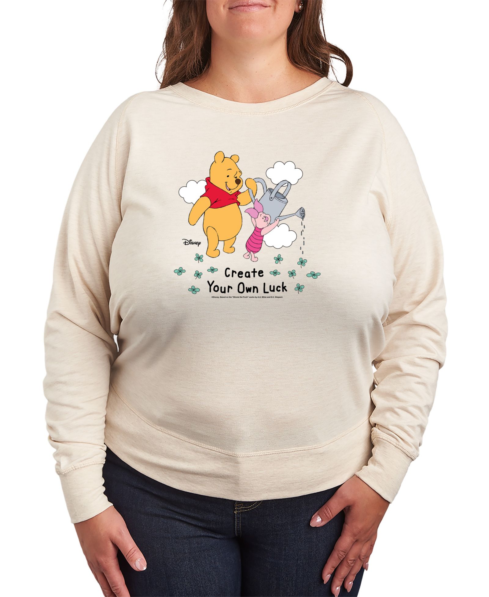 Свитшот Hybrid Apparel Plus Size Disney Winnie the Pooh Patrick's Day