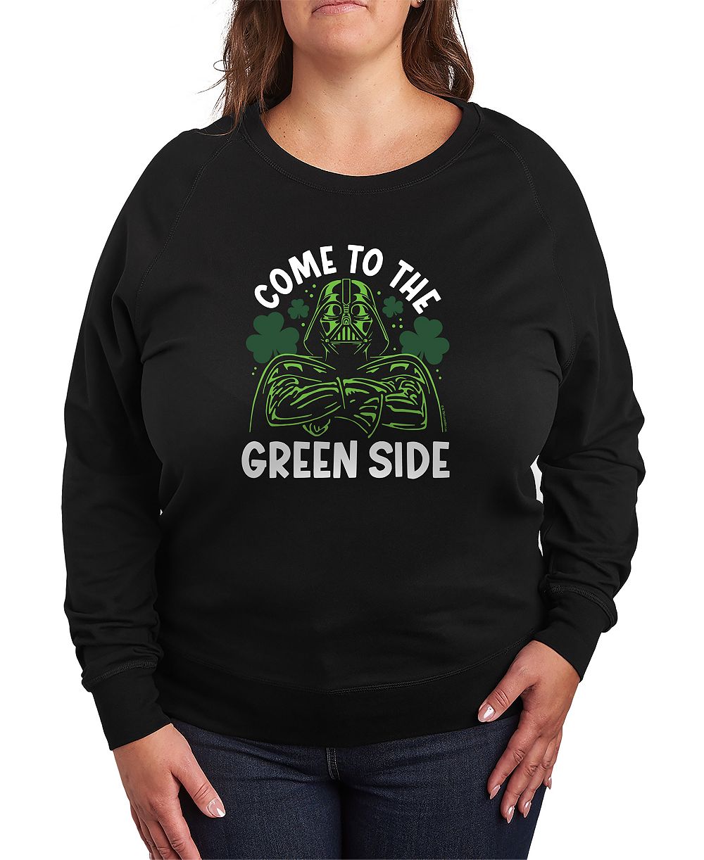 Hybrid Apparel Plus Size лонгслив Star Wars St. Patrick's Day Darth Vader