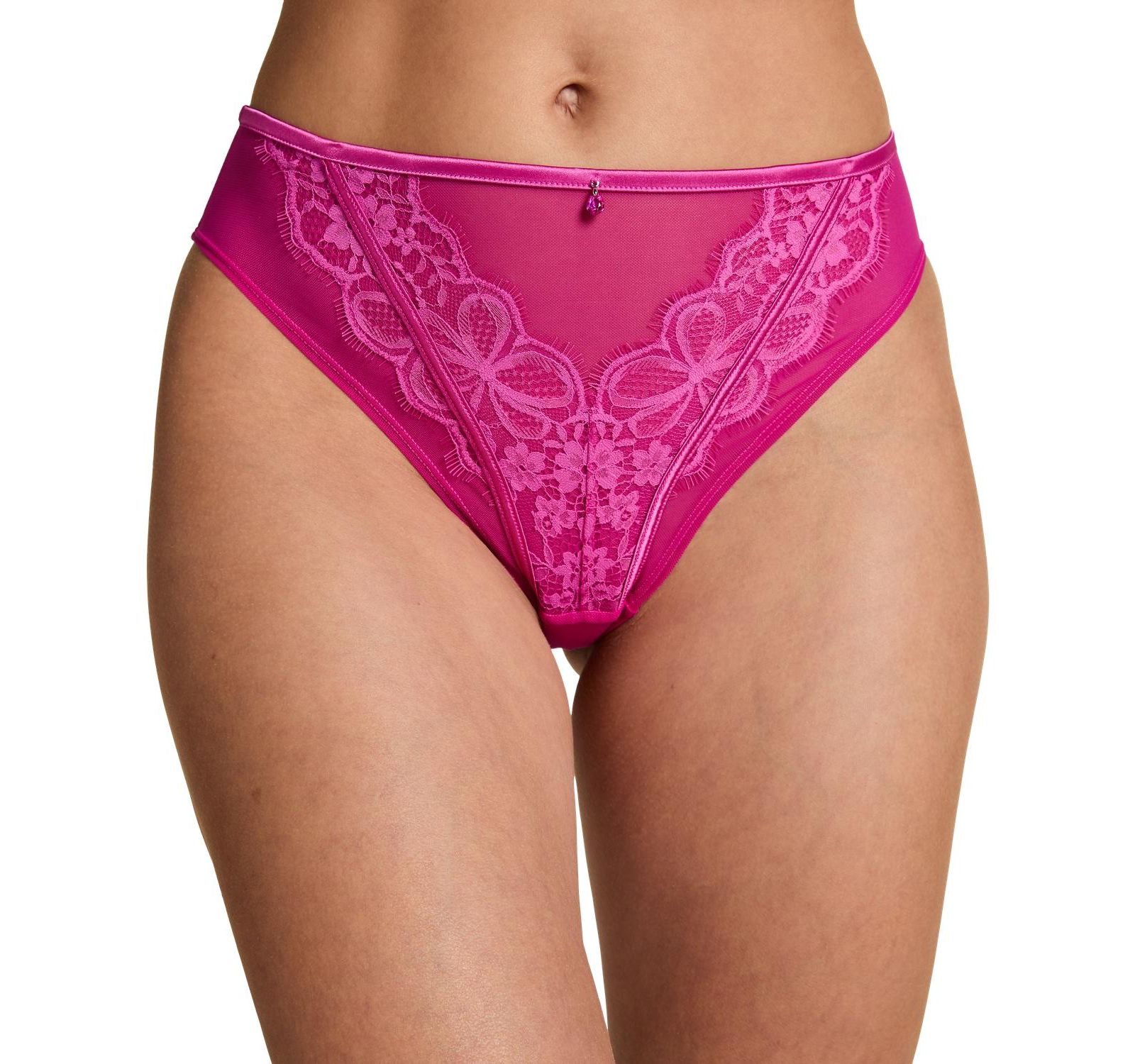 Hunkemoller Women's Prina High-Waisted Highleg Brazilian