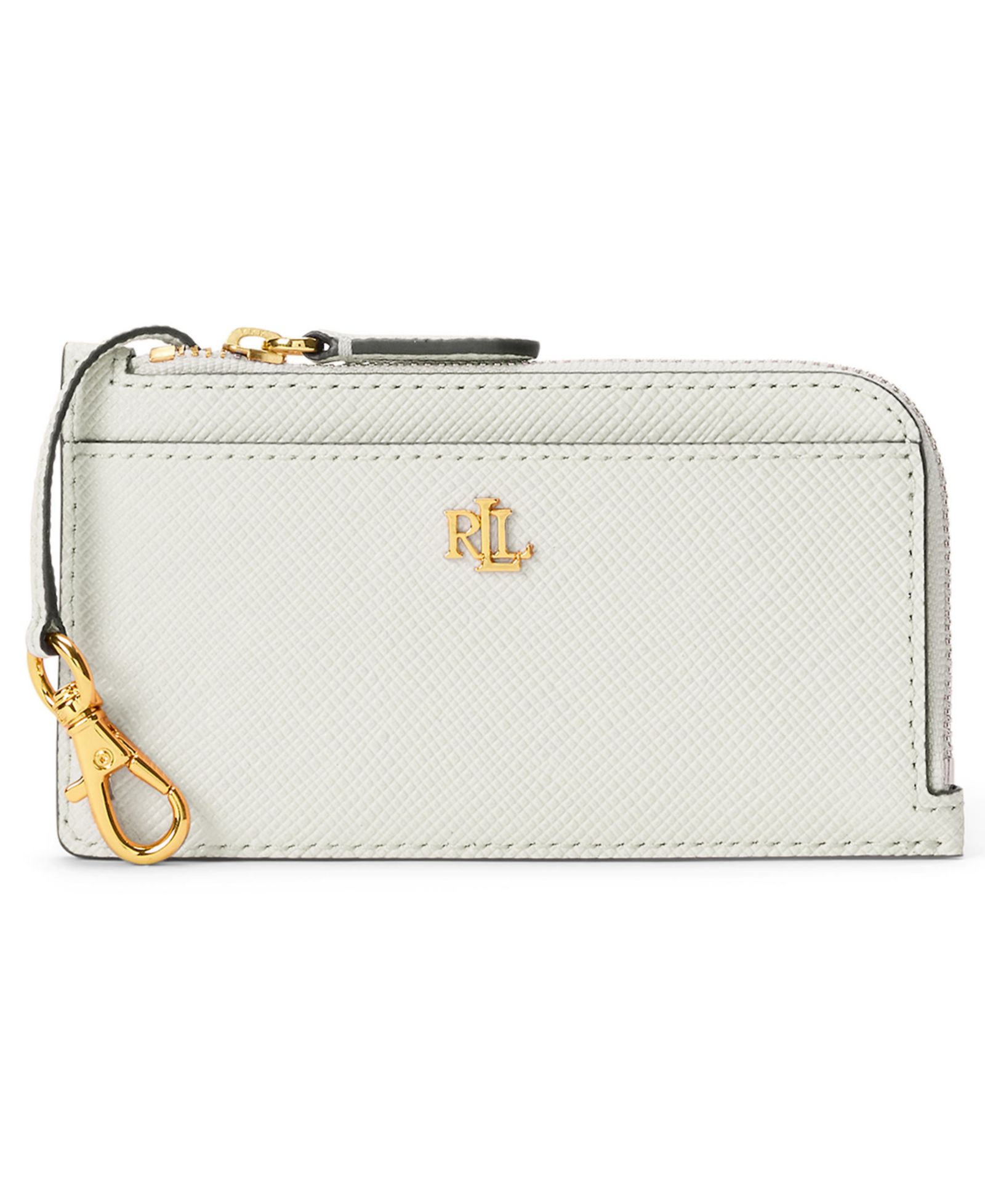 Lauren Ralph Lauren Textured Leather L-Zip Card Case