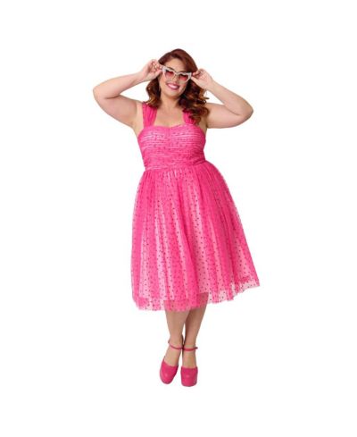 Платье Unique Vintage Plus Size Garden State Swing Dress