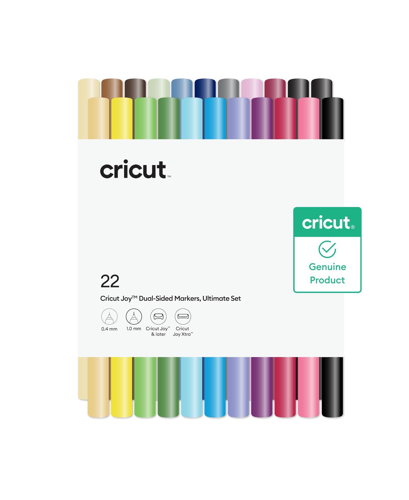Cricut Joy Dual-Sided Markers, Ultimate Set - 22 Count - For use with Joy and Joy Xtra Machines