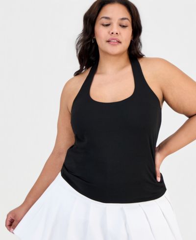 Женский топ Plus Size Halter Neck Sleeveless FULL CIRCLE TRENDS