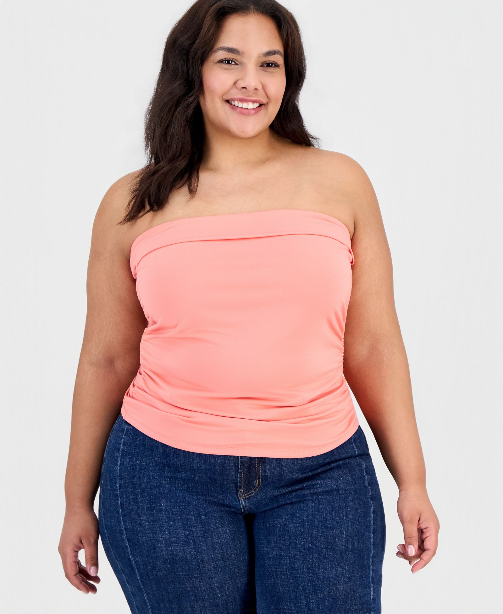 Топ FULL CIRCLE TRENDS Plus Size Pull-On Tube