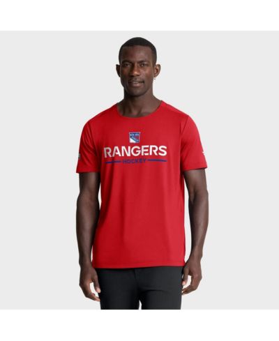Мужская футболка Fanatics Red New York Rangers Authentic Pro Rink Tech