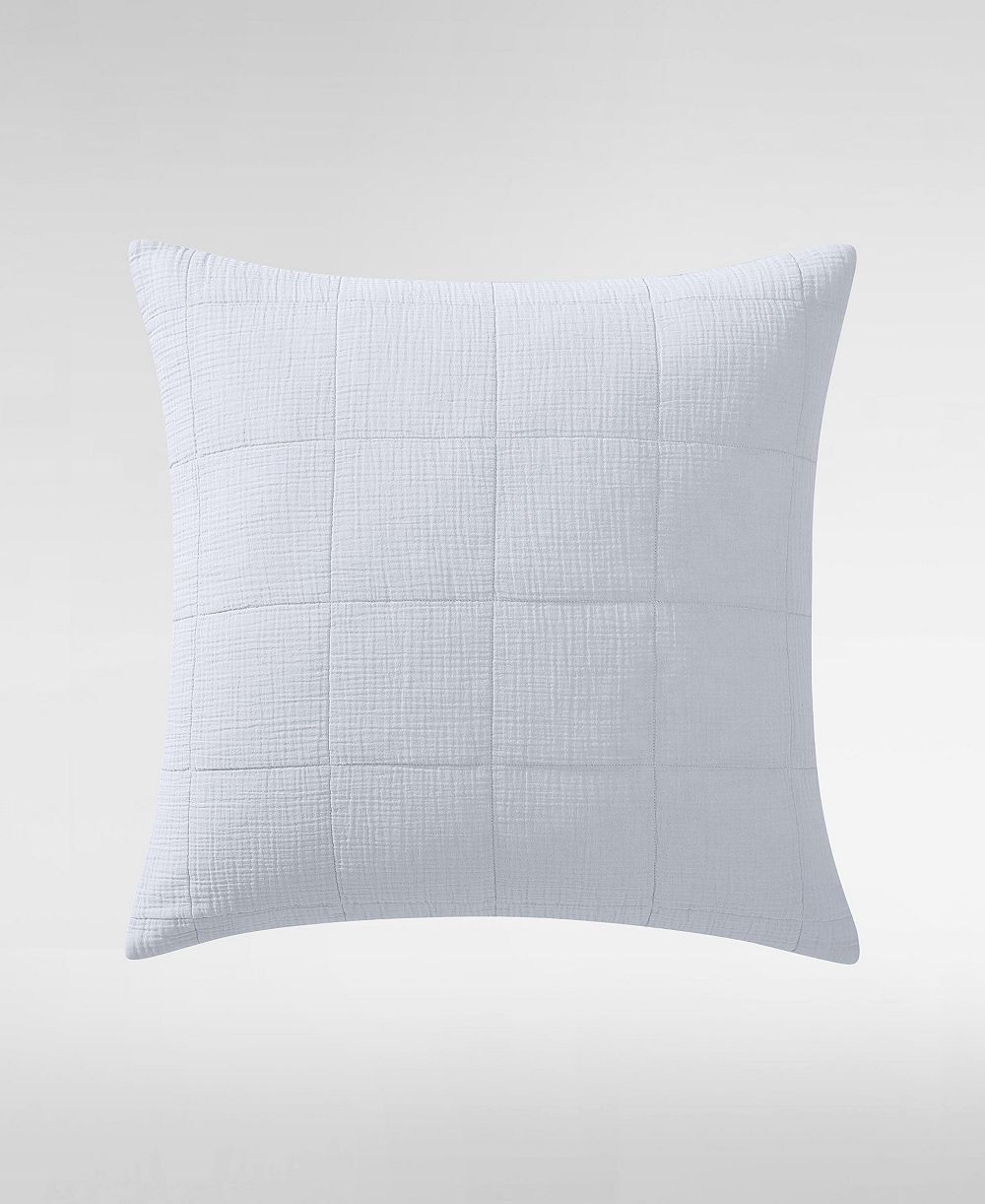 Calvin Klein Cotton Gauze Solid Decorative Pillow Cover, 22" x 22"