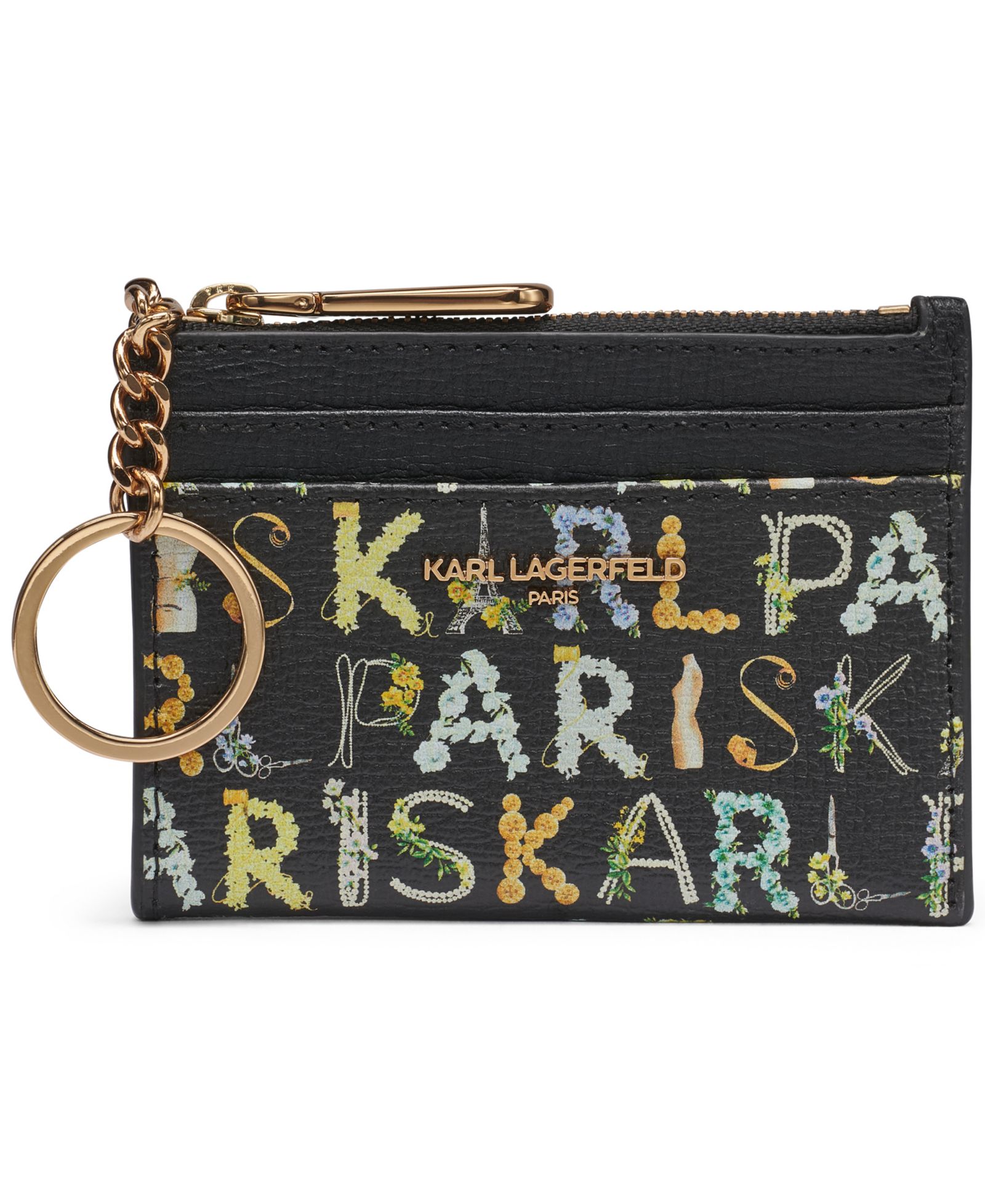 Karl Lagerfeld Paris Key Ring Card Case