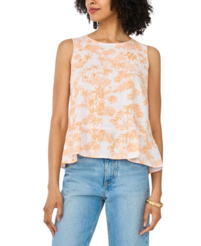 Женский топ Vince Camuto Peplum Crewneck