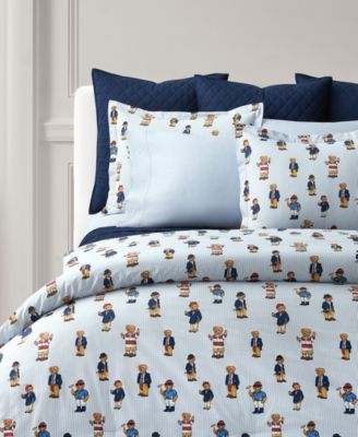 Комплект из 3 одеял Polo Ralph Lauren Teddy Bear Stripe, Full/Queen