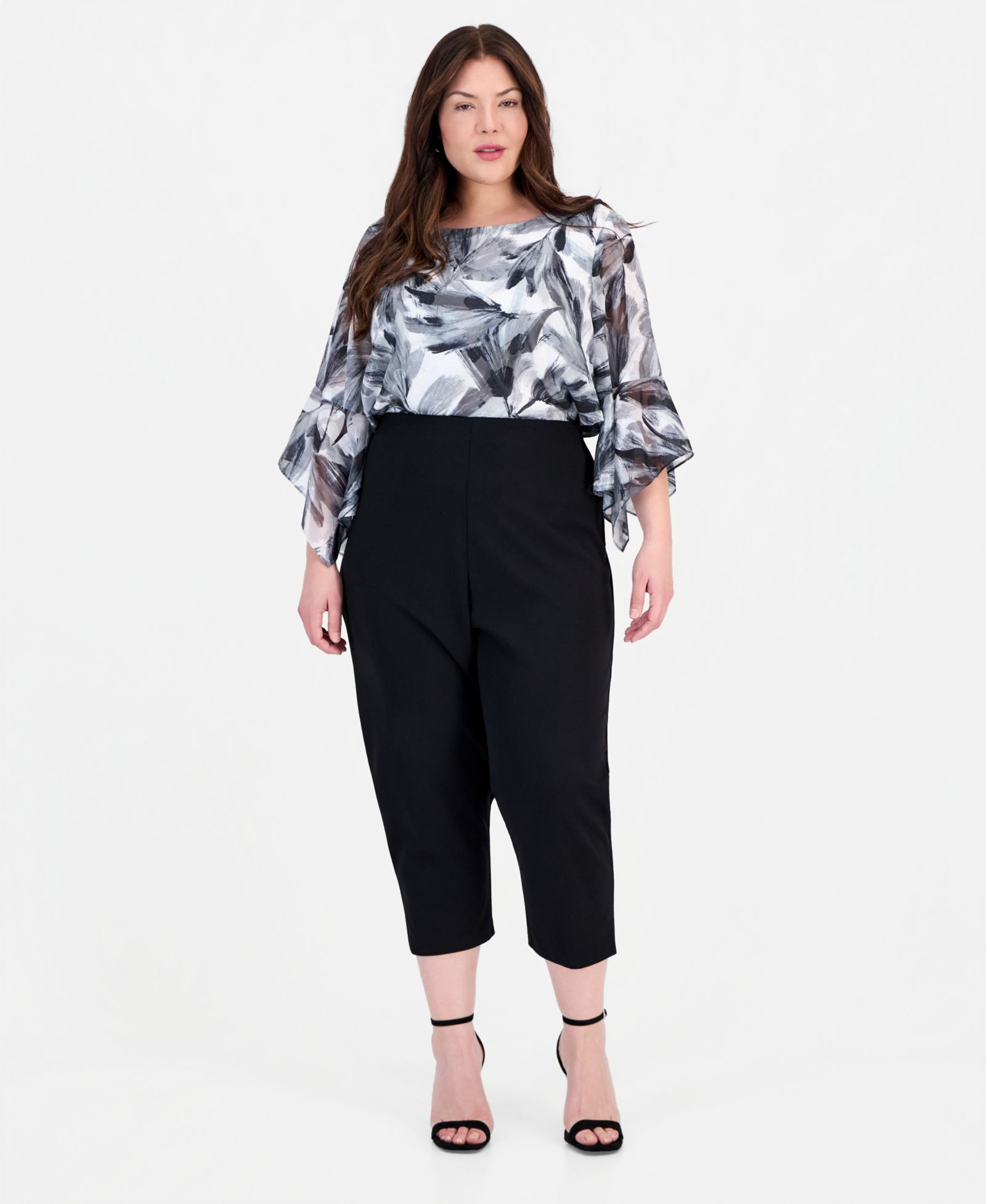 Укороченные брюки Alex Evenings Plus Size Slim Fit