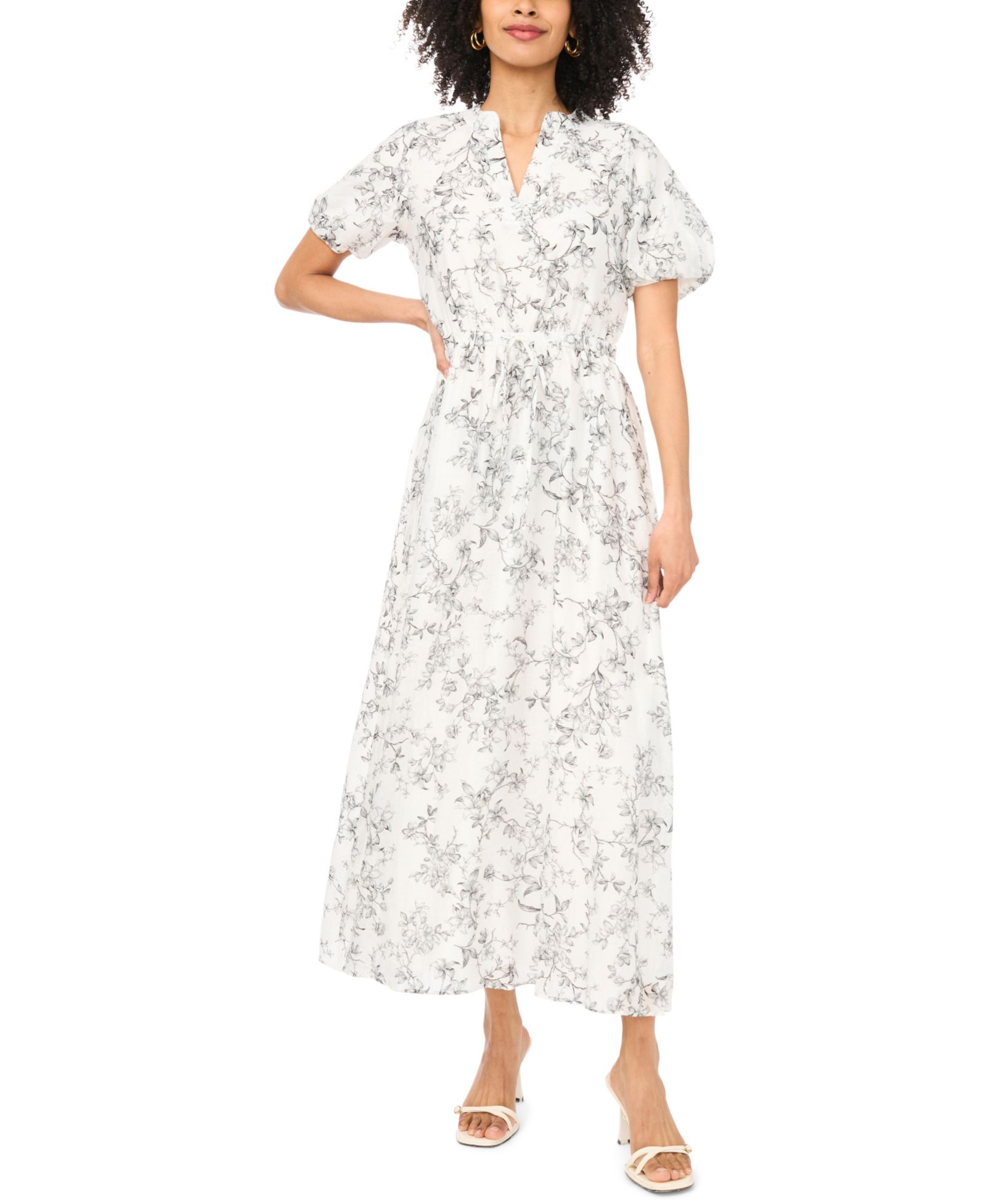 Vince Camuto Women's Split V-Neck Maxi Dress