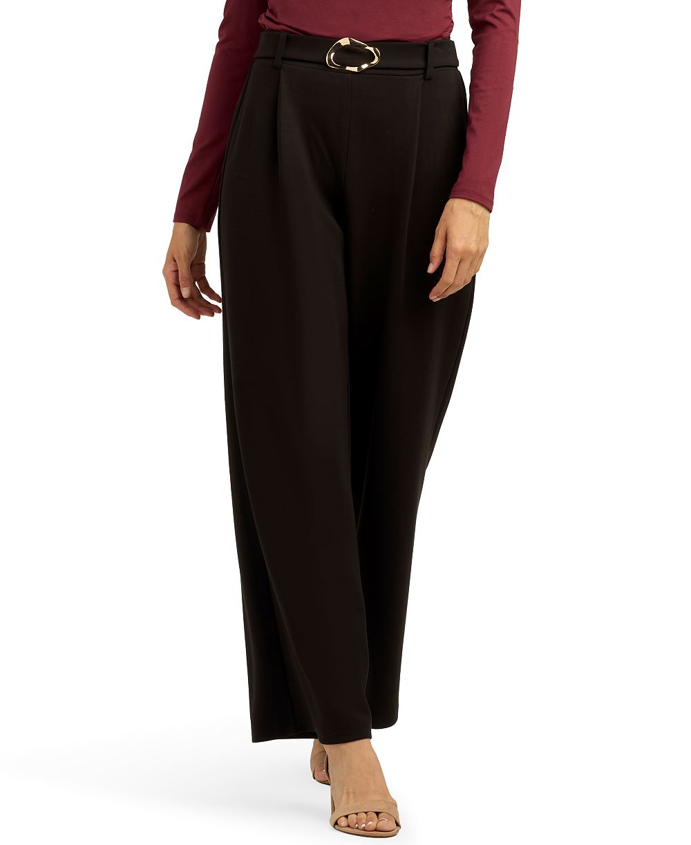 BCX Juniors' Mid-Rise Wide-Leg Pants