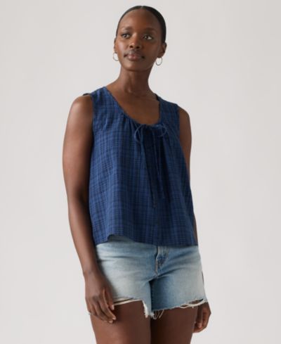 Busy Plaid True Navy