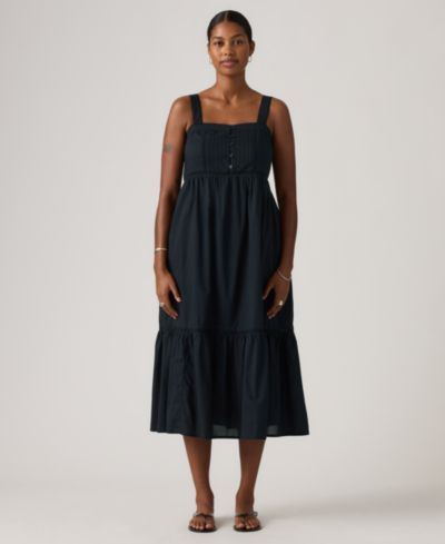 Levi's® Premium Women's Mimi Square Neck Tiered Midi Dress