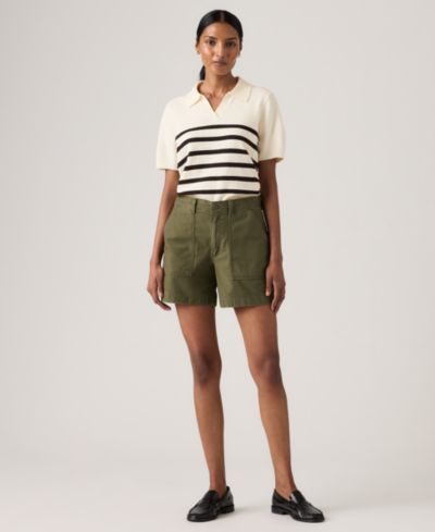 Levi's Women's Cinch Utility Mid-Rise Shorts