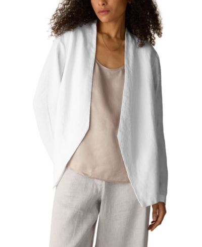 Женская куртка Eileen Fisher Asymmetrical High Collar Cut-Away