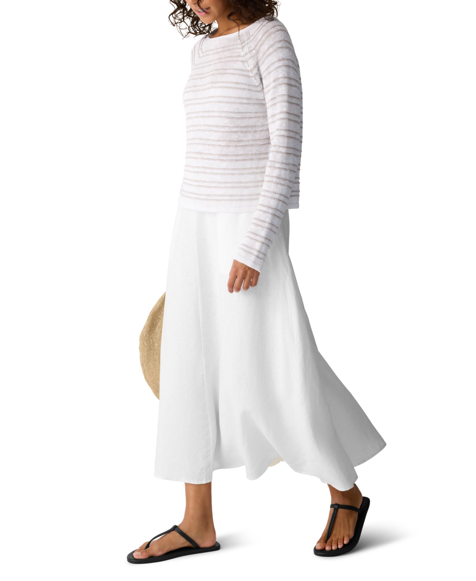 Eileen Fisher Women's Side Zip Long Skirt