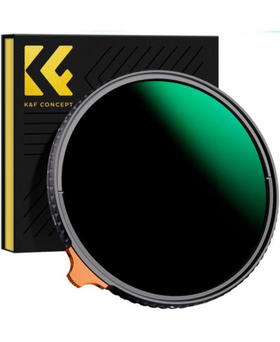 KandF Concept 55mm Nano-Xcel Series ND3-1000 1.5-10 Stop Multi-Coated VND Filter