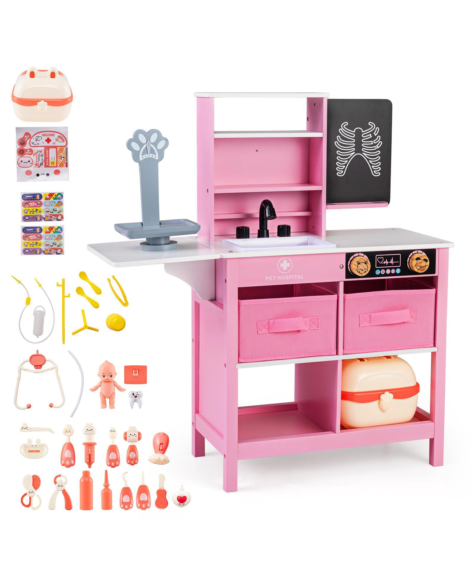 Игровой набор Slickblue Wooden Doctor Office
