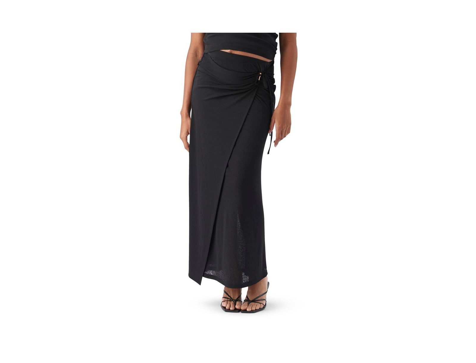 Юбка Ripe Maternity Mock Wrap Black