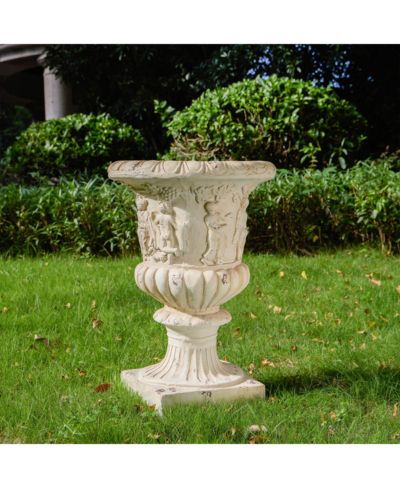 Streamdale Furniture Elegant antique MGO garden urn