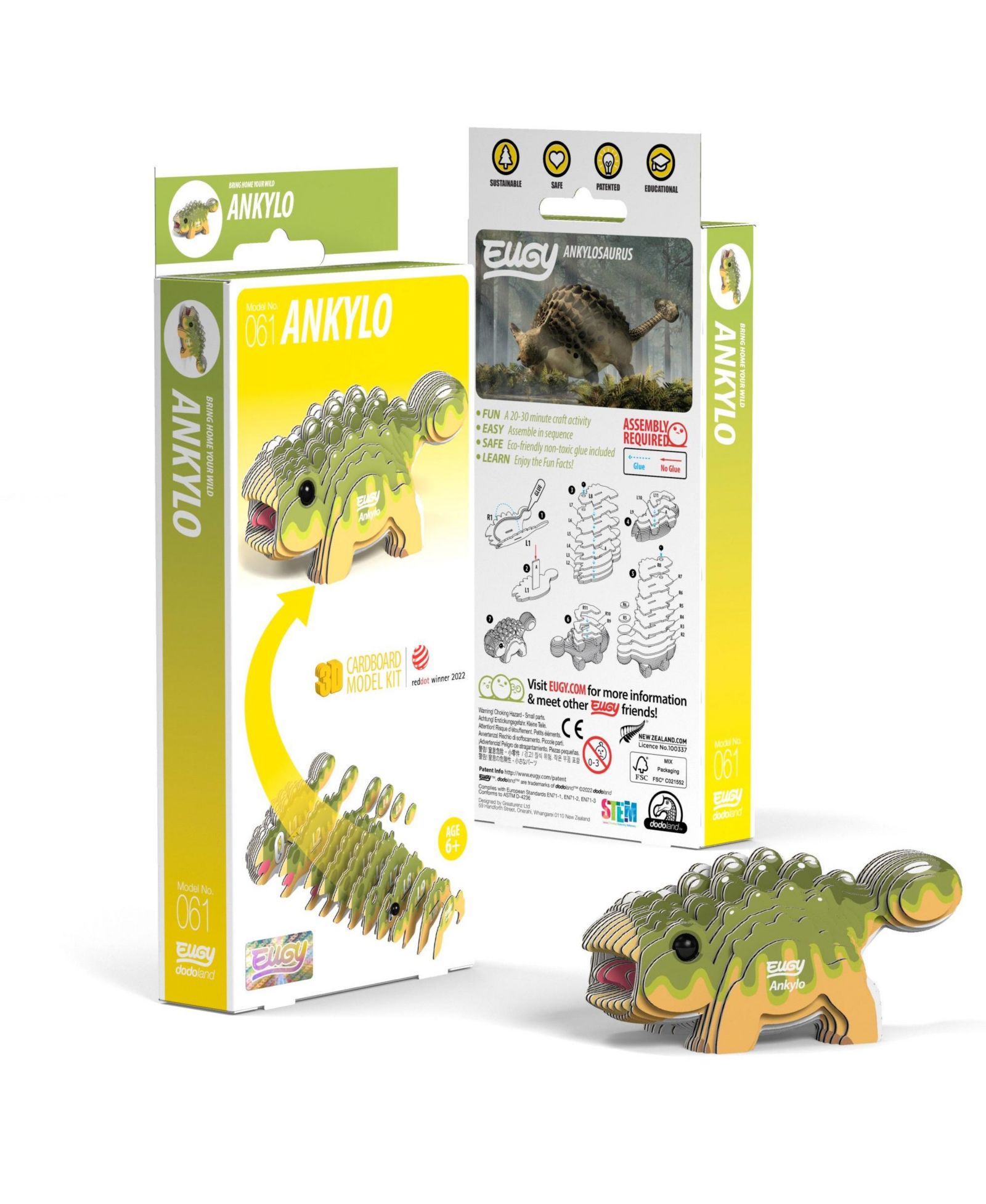 Eugy Ankylo 3D пазл