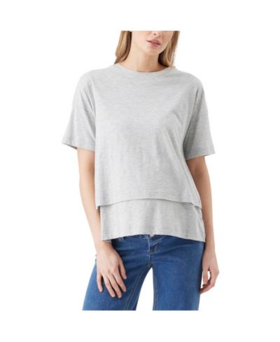 Ripe Maternity Женская футболка для беременных Ripe Claud Nursing Tee Marle